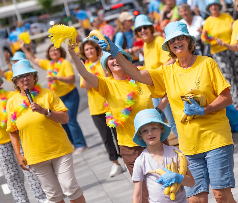 Vrijwilligers tijdens HomeSport Events
