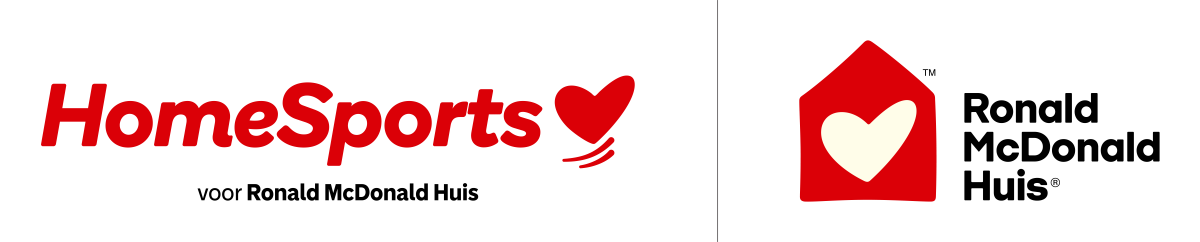 Logo HomeSports en Ronald McDonald Huis