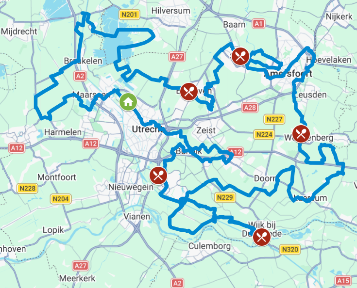 Route combinatie